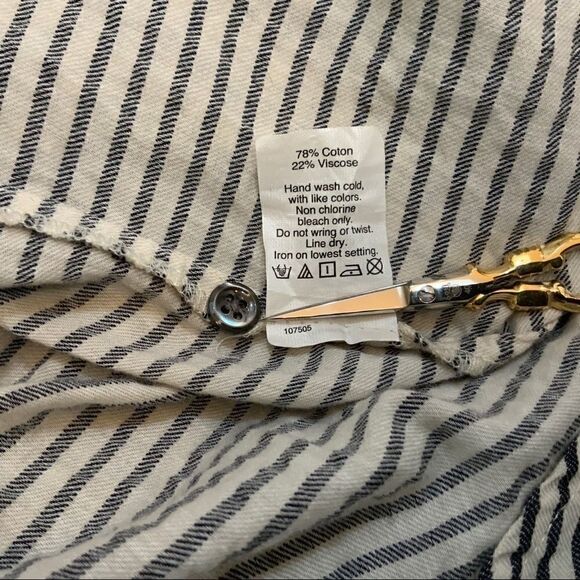 J. CREW EMBROIDERED ALPINE FOLK POPOVER IN STRIPE - Picture 7 of 7